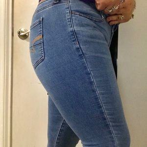 American Eagle Jeggings - Light Wash - US 10 short